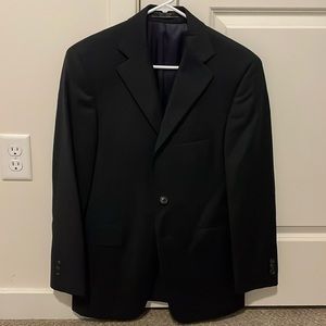 Navy blue striped blazer